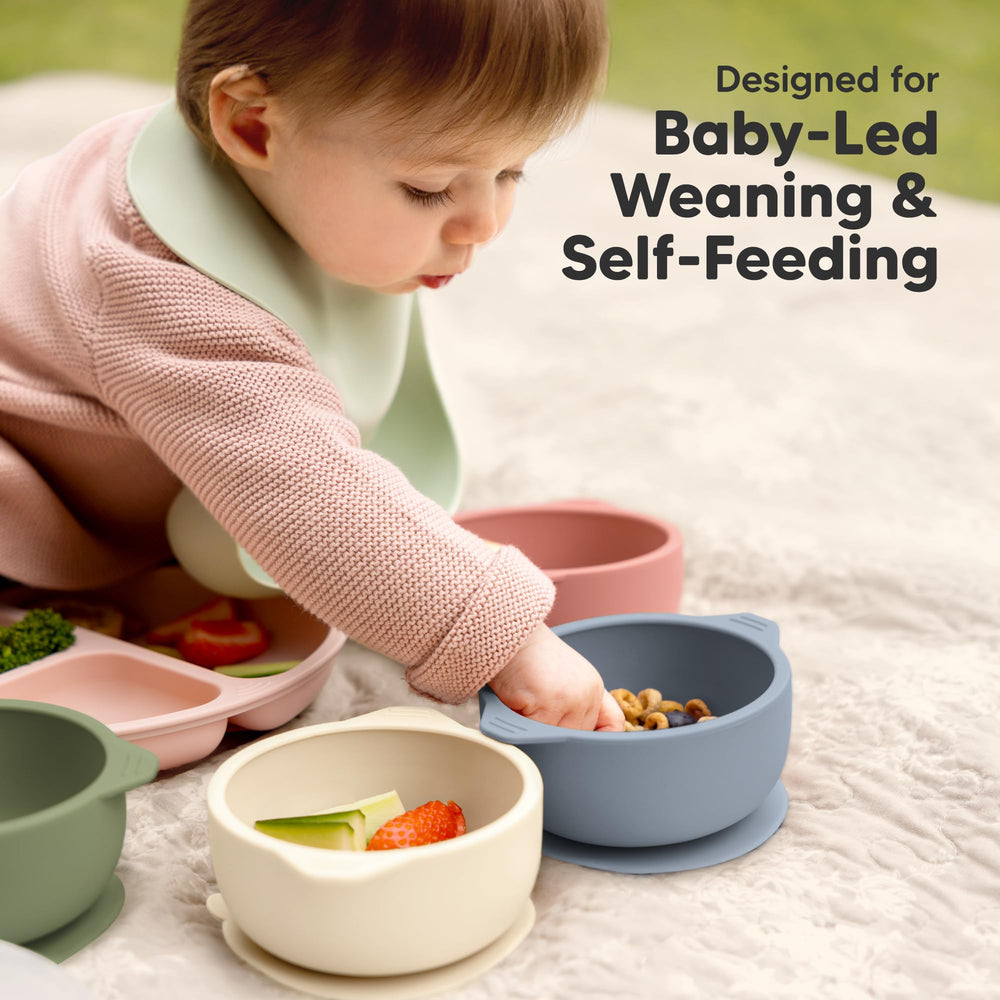 KeaBabies travel-friendly bowls for on-the-go feeding and leftovers