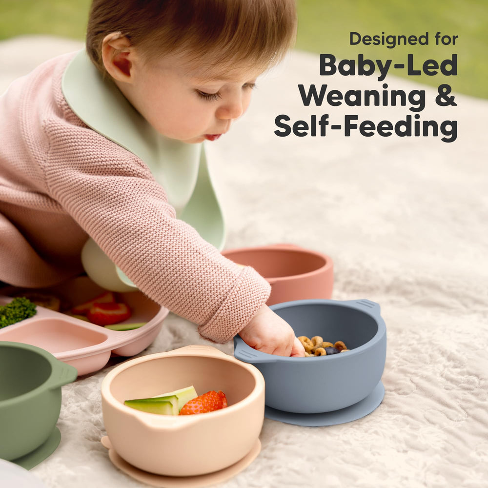 KeaBabies leakproof lids keep leftovers secure during travel
