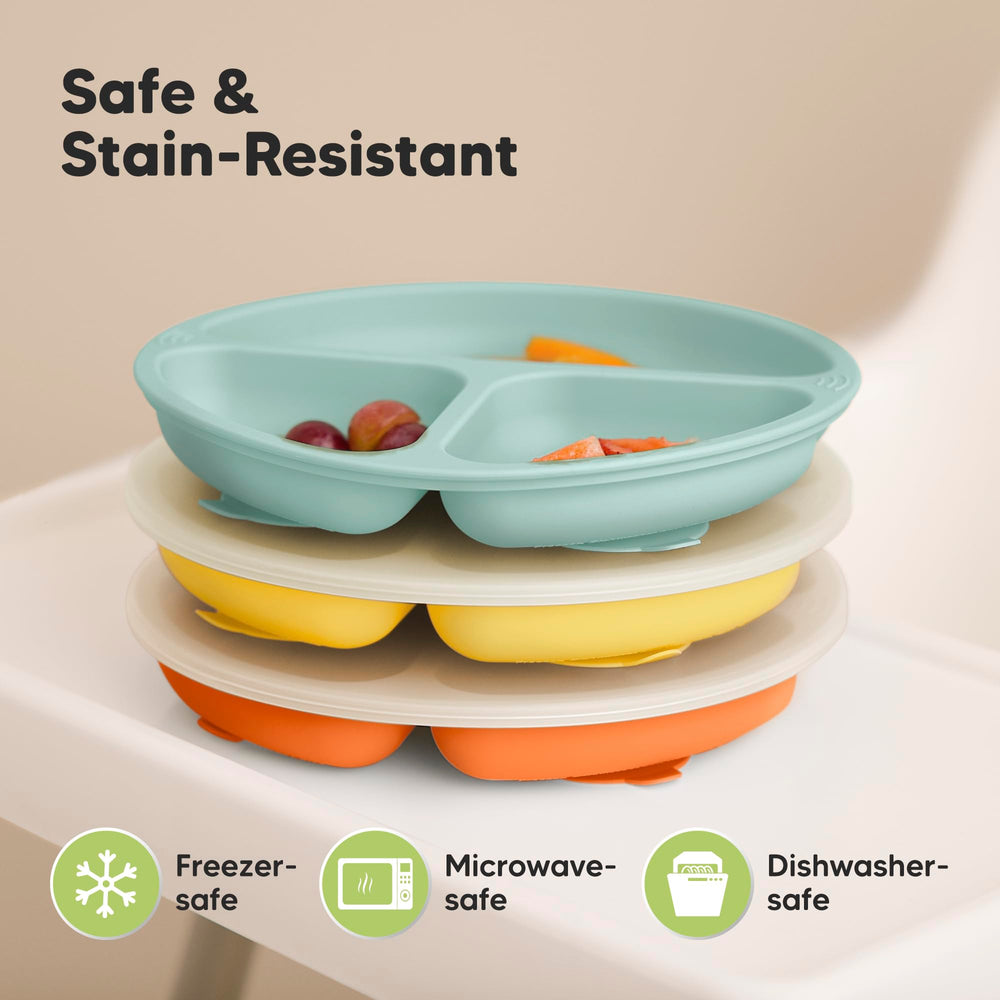 KeaBabies lid-doubles-as-storage serves as a convenient leftovers tray.