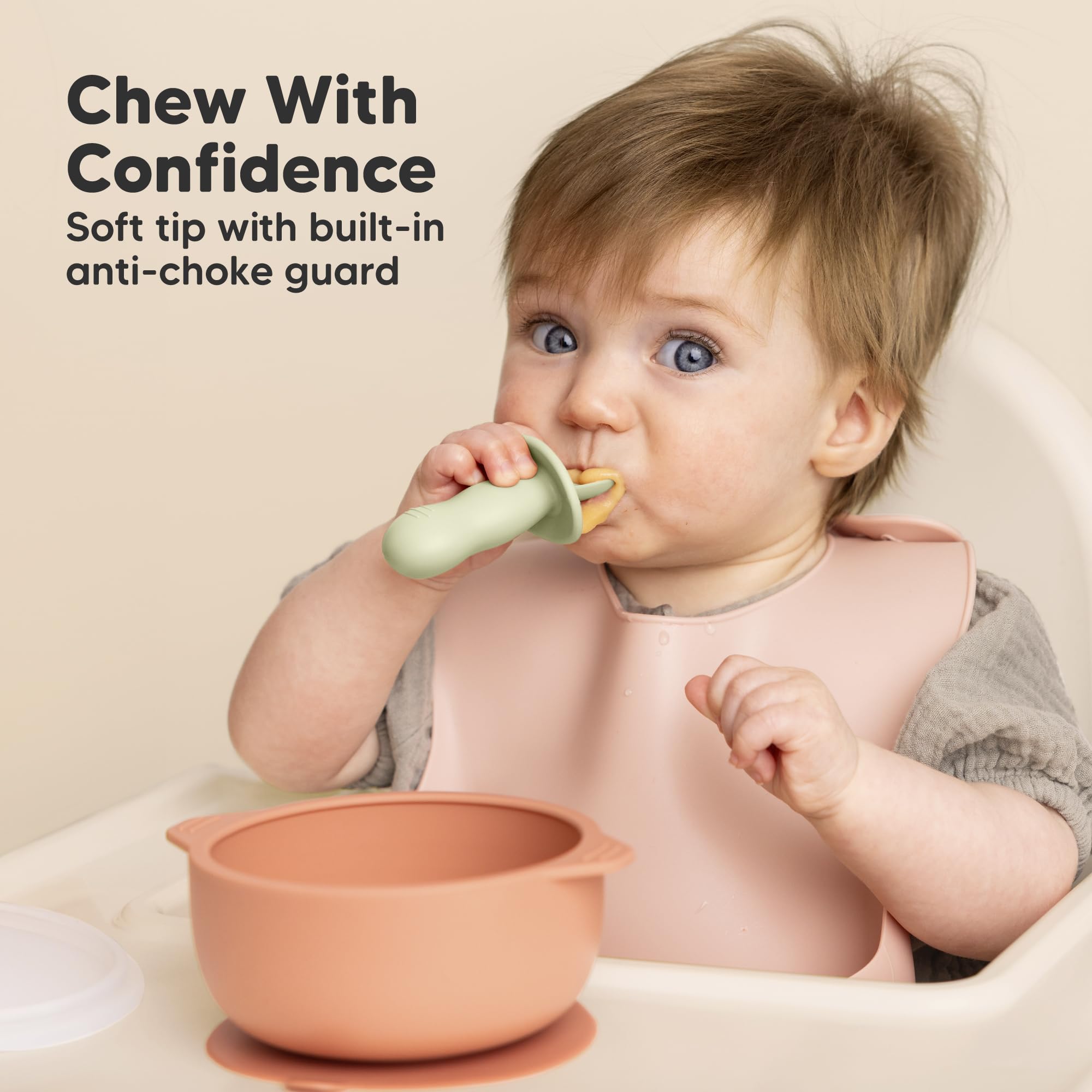 KeaBabies Lil' Prep set – BLW texture testing with puree and soft chunks