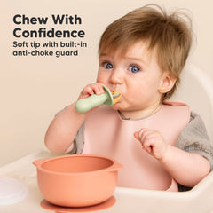 KeaBabies Lil' Prep set – BLW texture testing with puree and soft chunks