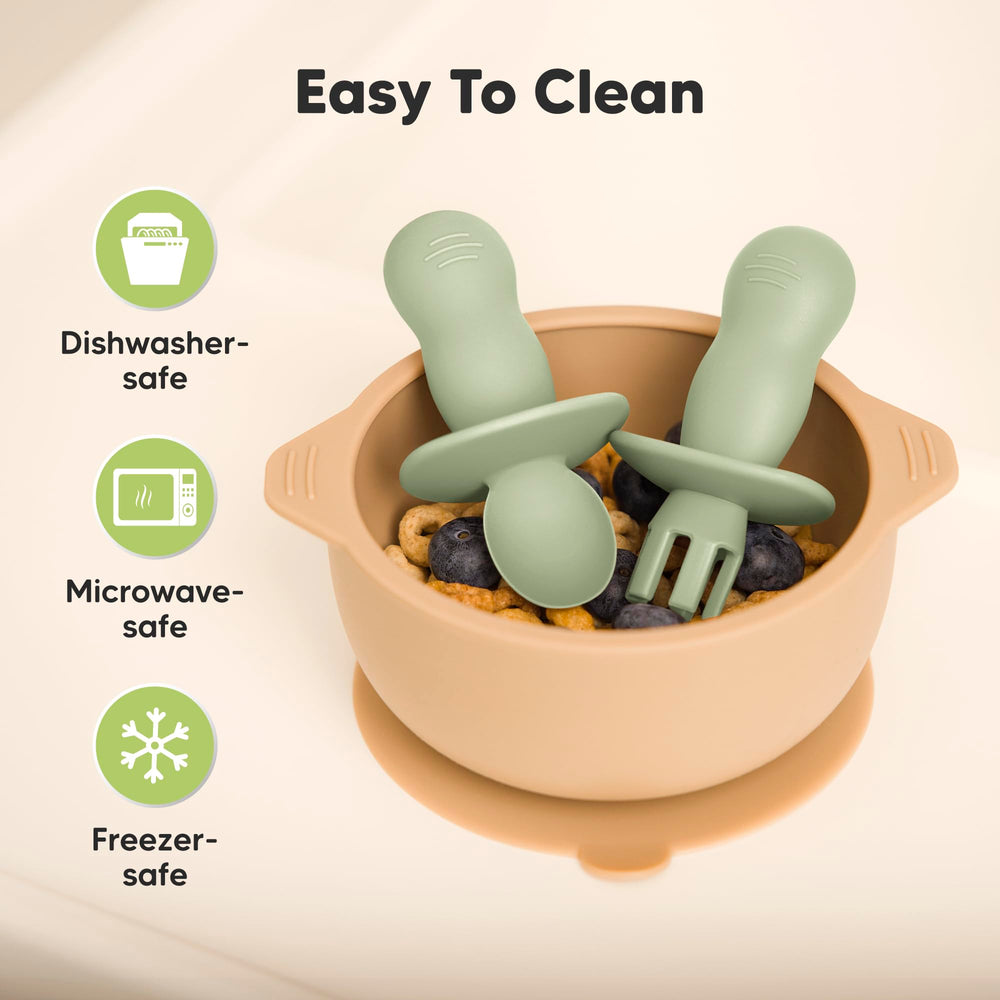 KeaBabies Lil' Prep set – dishwasher safe for quick cleanup after meals