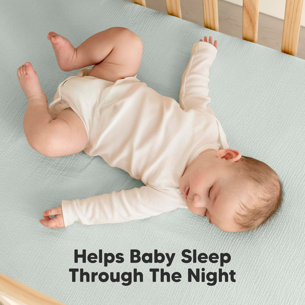 KeaBabies Lyra easy-on-off design for quick sheet changes