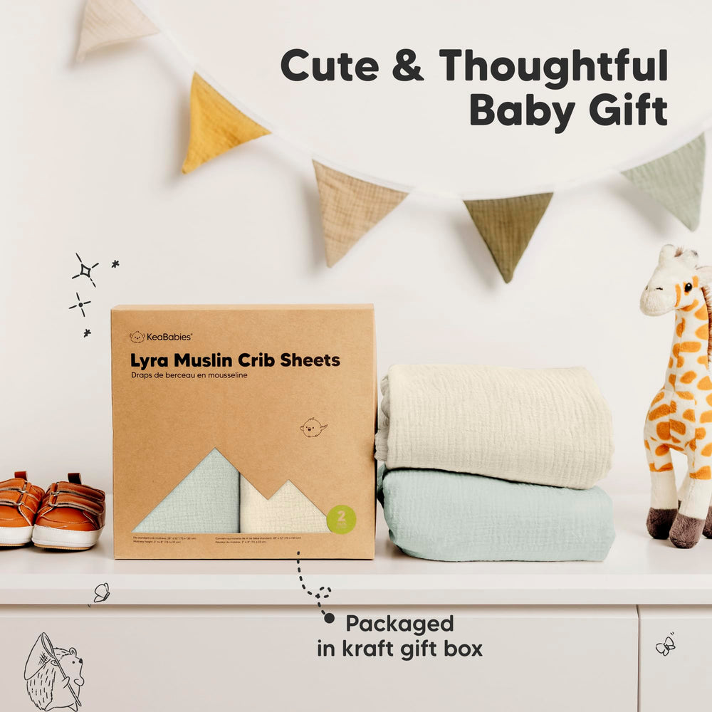 KeaBabies Lyra gift-ready packaging great for baby showers