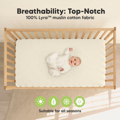 KeaBabies Lyra neutral willow pack complements any nursery decor