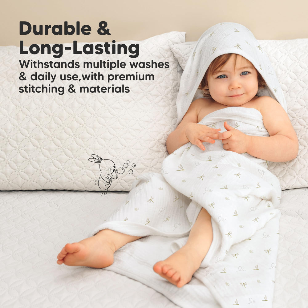 KeaBabies Lyra towel ideal for bath time routines and versatility.