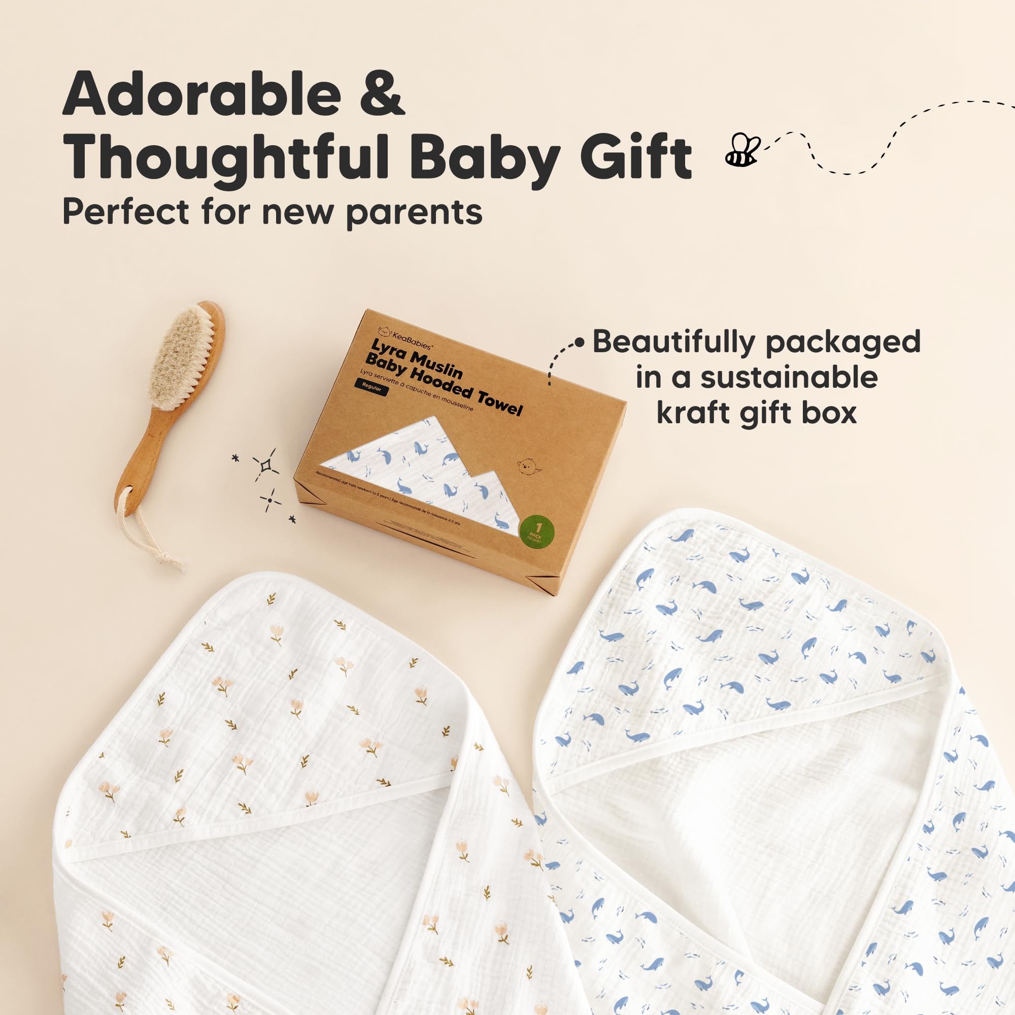 Family-friendly bath essential that dries quickly and stays lightweight.