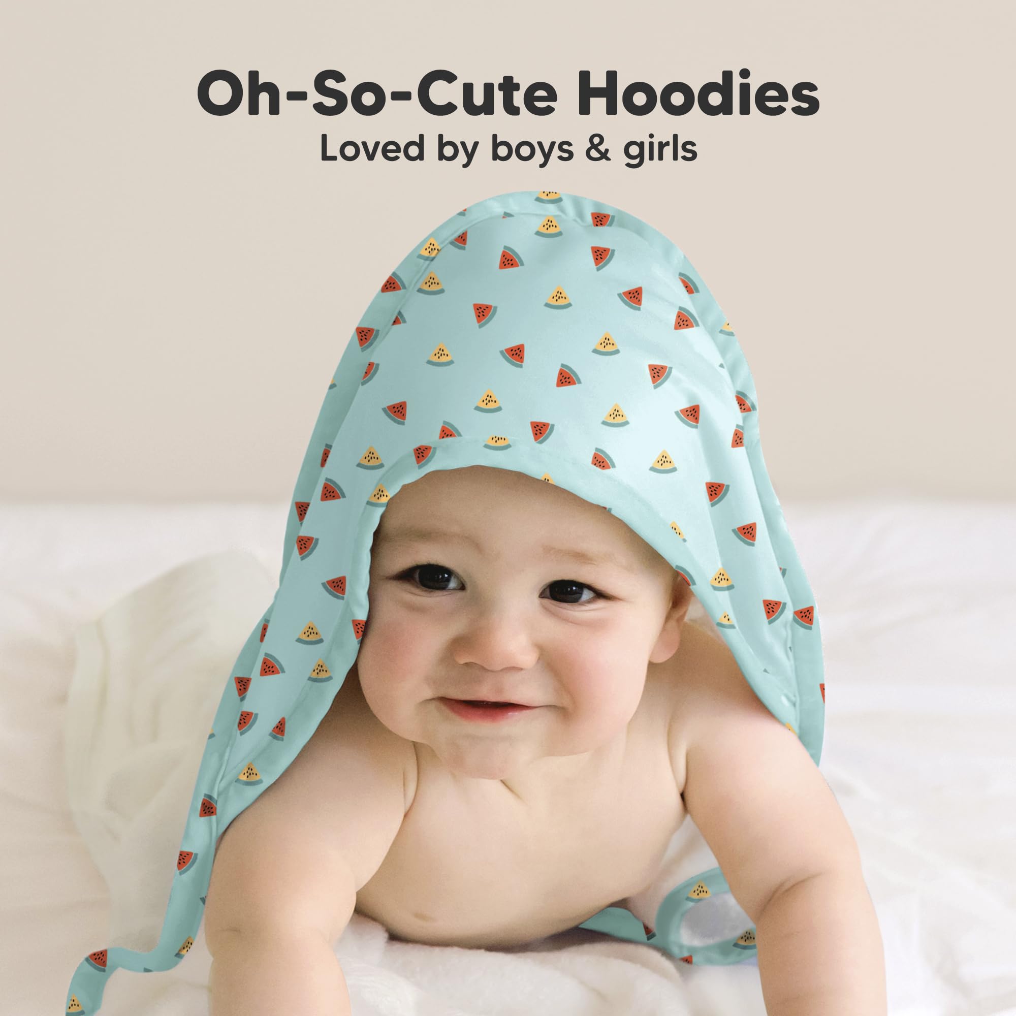 KeaBabies machine-wash and dryer-friendly towel for easy care