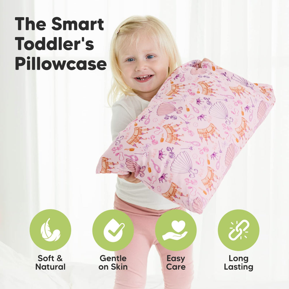 KeaBabies machine washable and dryer friendly pillowcase for simple cleanup.