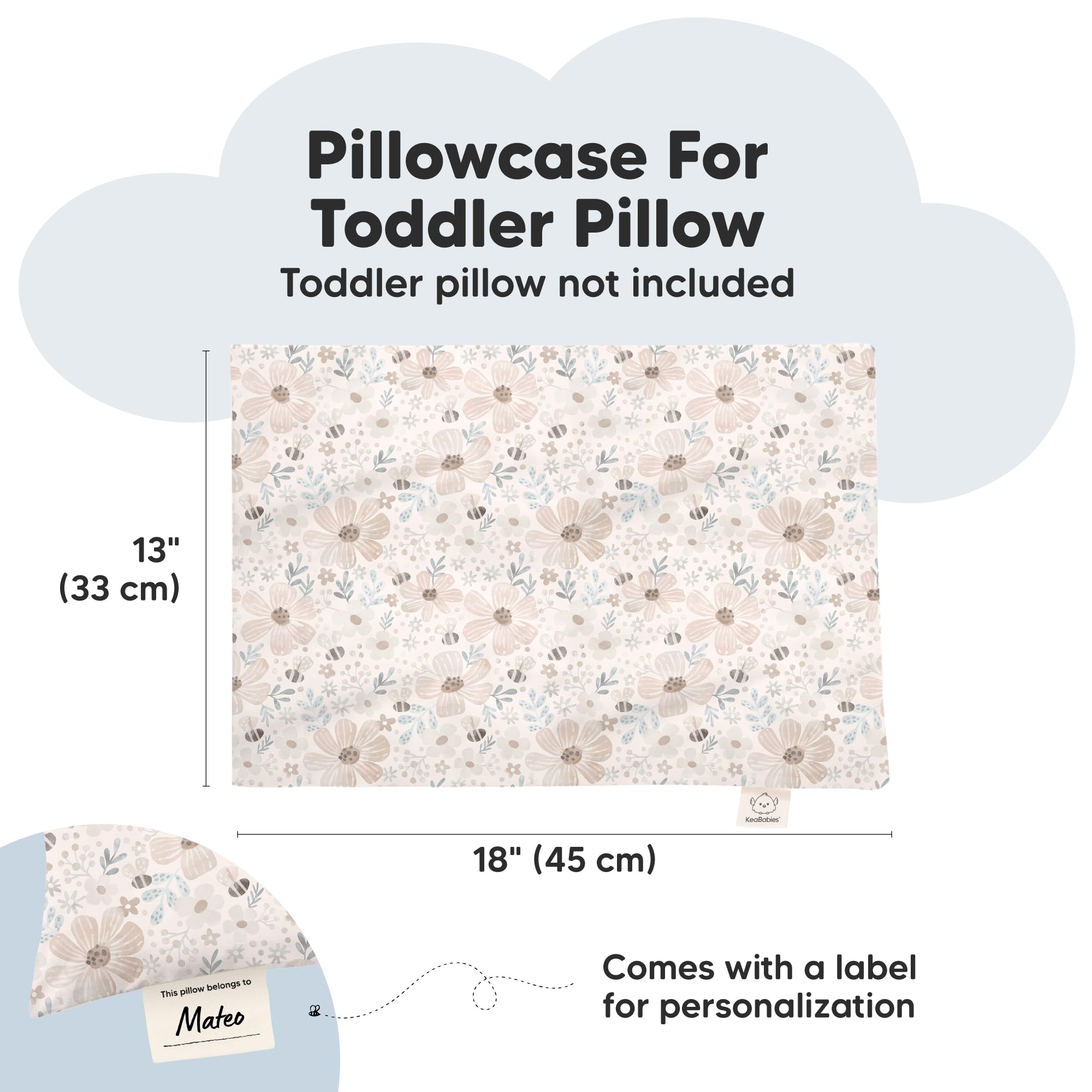 KeaBabies machine washable and dryer-friendly for easy care.