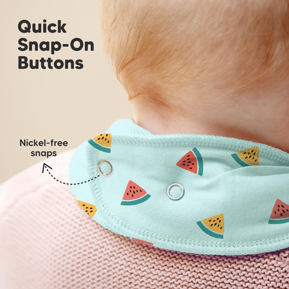KeaBabies easy-care machine-washable bibs save time for busy caregivers