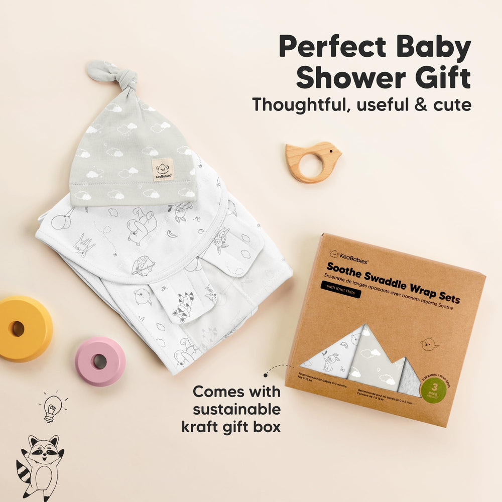 KeaBabies machine-washable sleep swaddle demonstrated for easy care