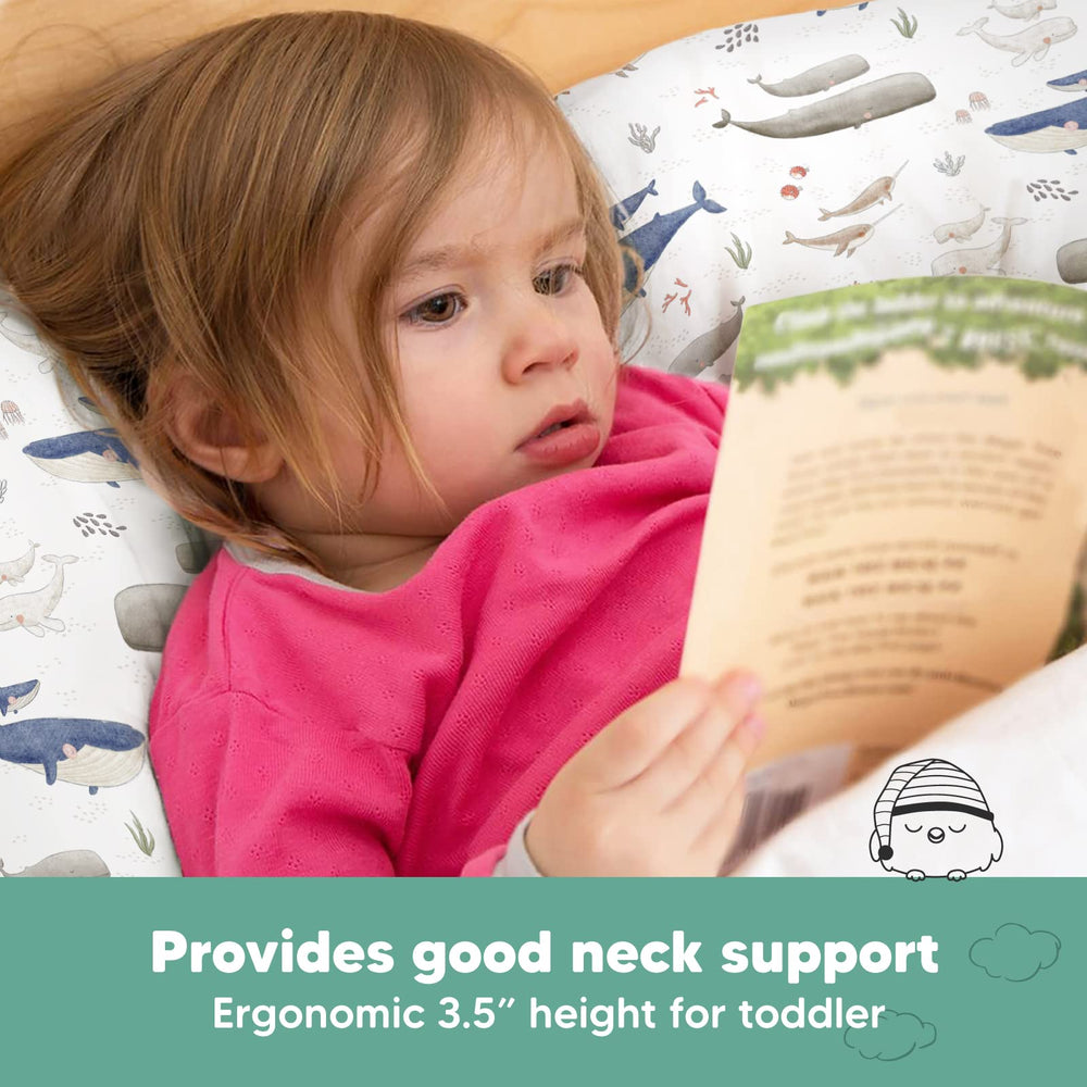 KeaBabies machine-washable pillow is easy to clean after adventures.