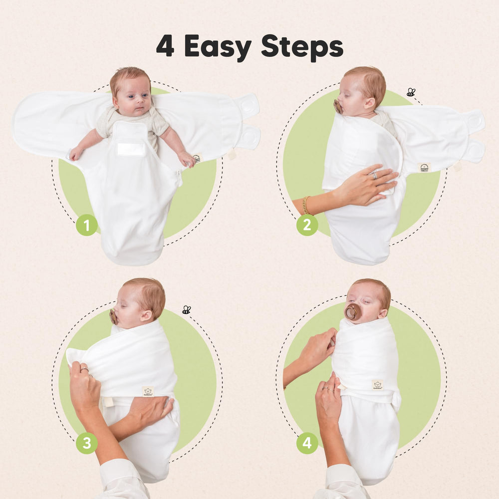KeaBabies Machine-washable swaddle stays soft after washes.