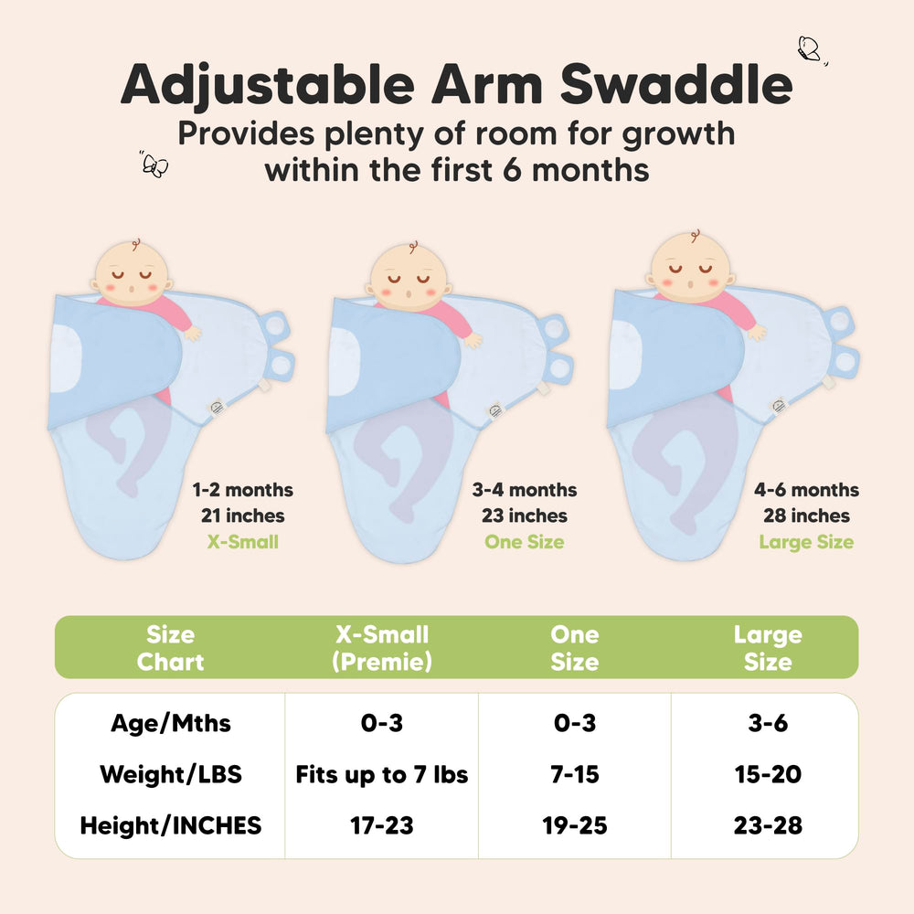 KeaBabies Soothe Swaddle is machine washable for easy care