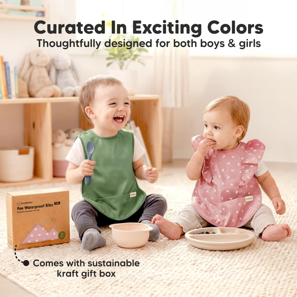 KeaBabies mealtime mess catcher helps reduce spills