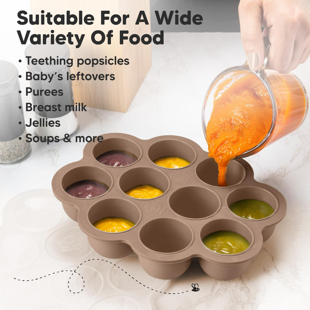 KeaBabies microwave-safe design enables quick reheating of portions