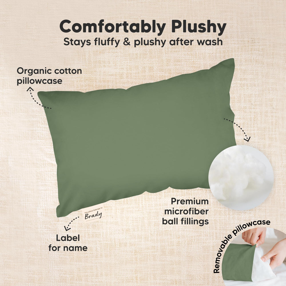 KeaBabies ergonomic design supports gentle spinal alignment during sleep.