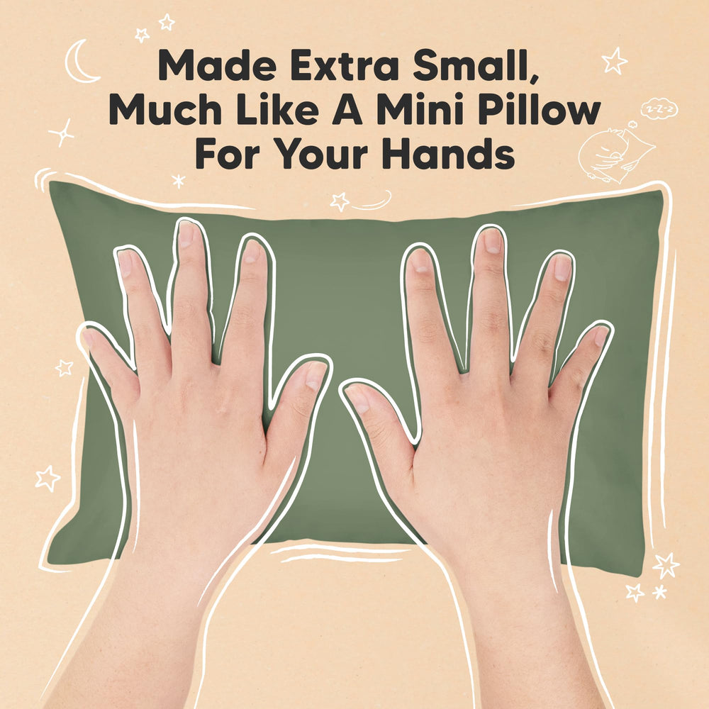 KeaBabies travel-ready mini pillow fits in a backpack for preschool naps.