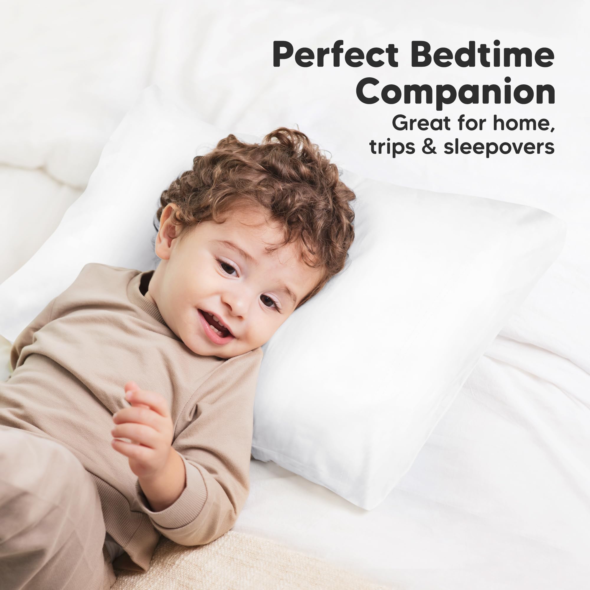 KeaBabies moisture protection keeps pillow clean during spills.