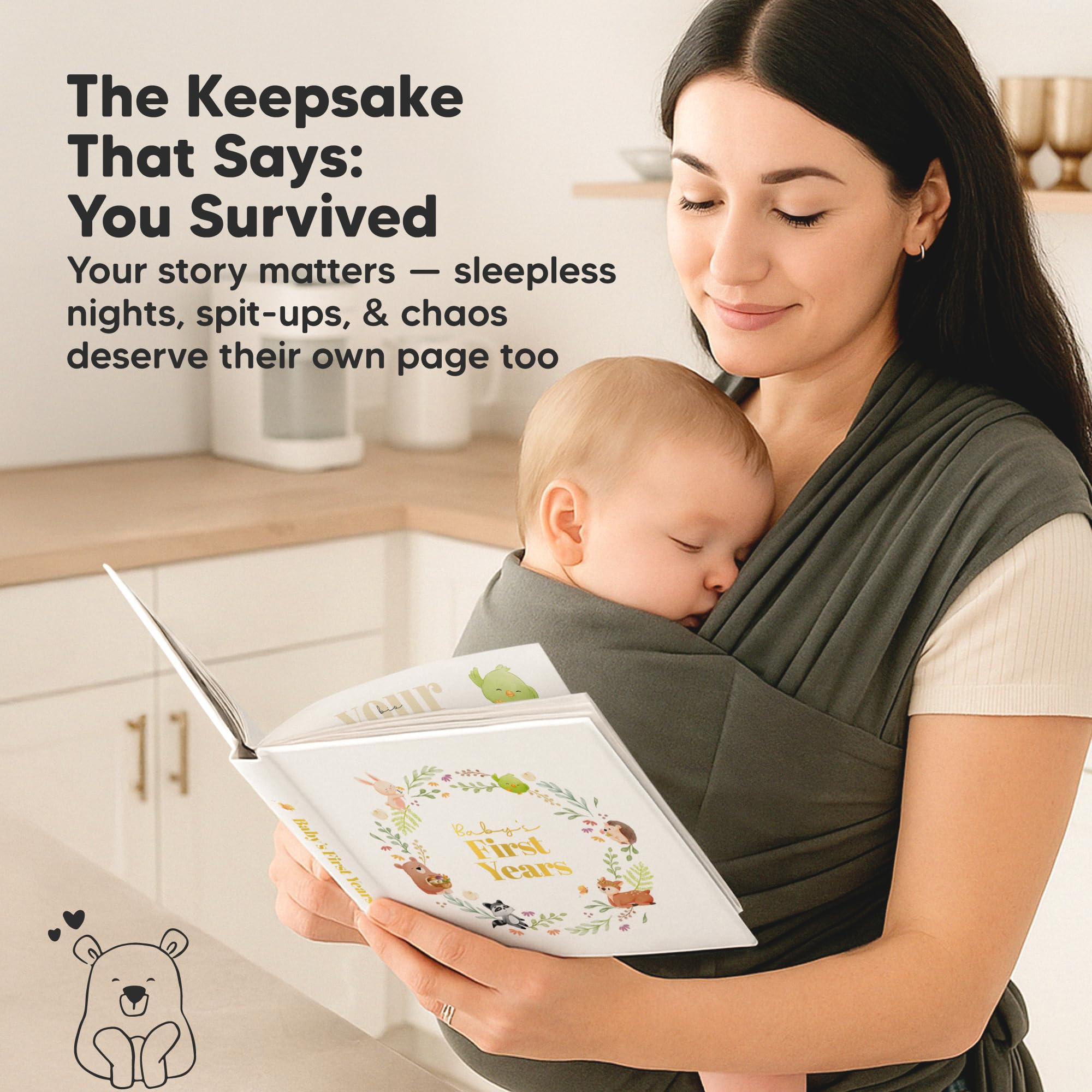 KeaBabies Muse gender-neutral illustrations suit any family.