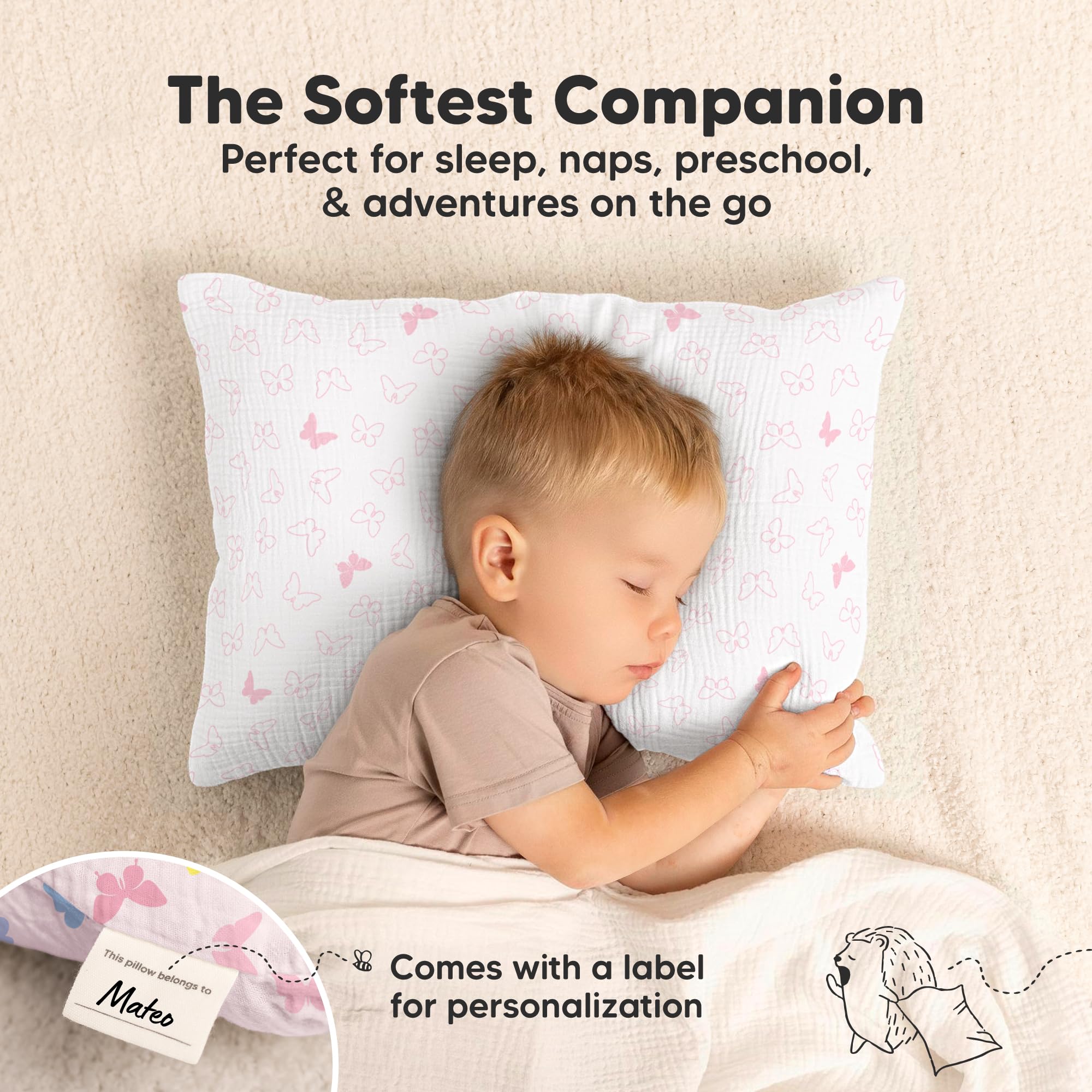 KeaBabies 2-pack pillowcase provides practical rotation for busy families.