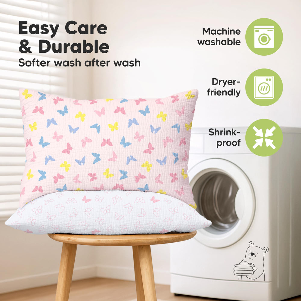 KeaBabies dryer-friendly fabric dries quickly between naps and playtime.