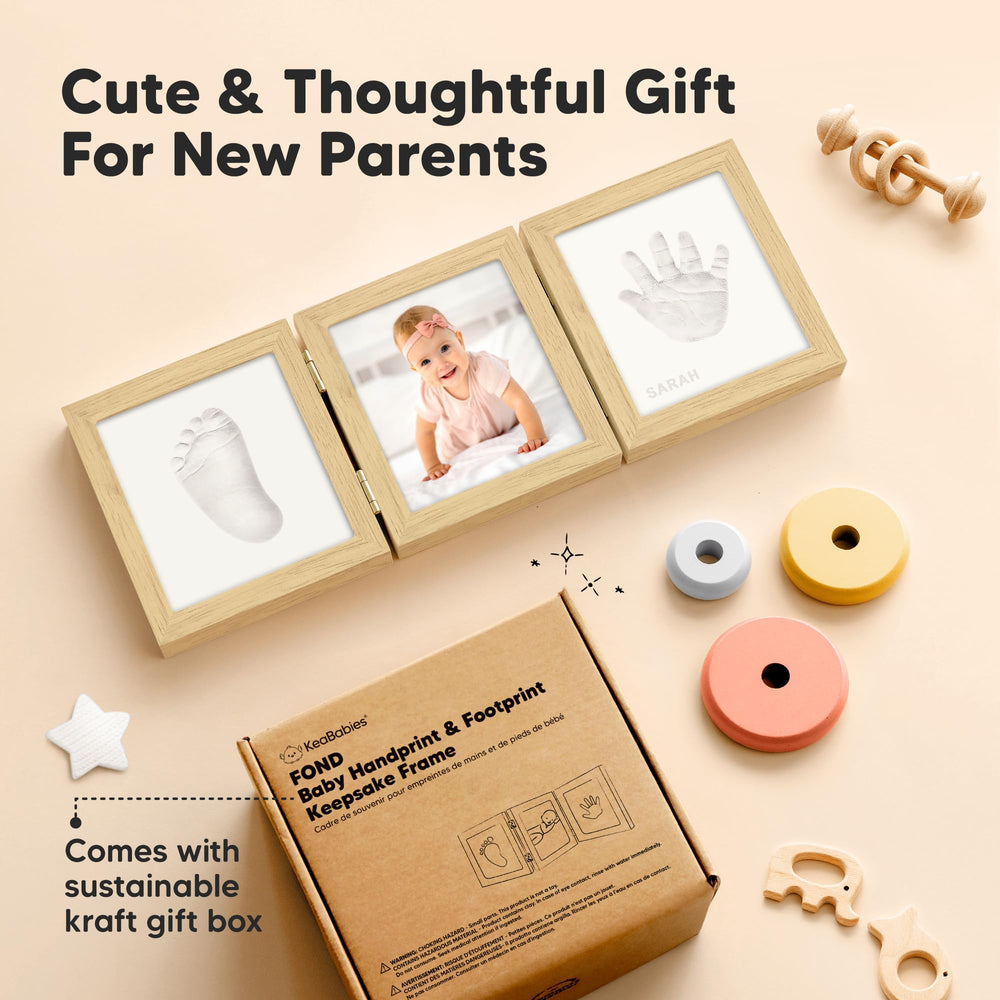 Keababies name and date printing kit for milestone documentation.