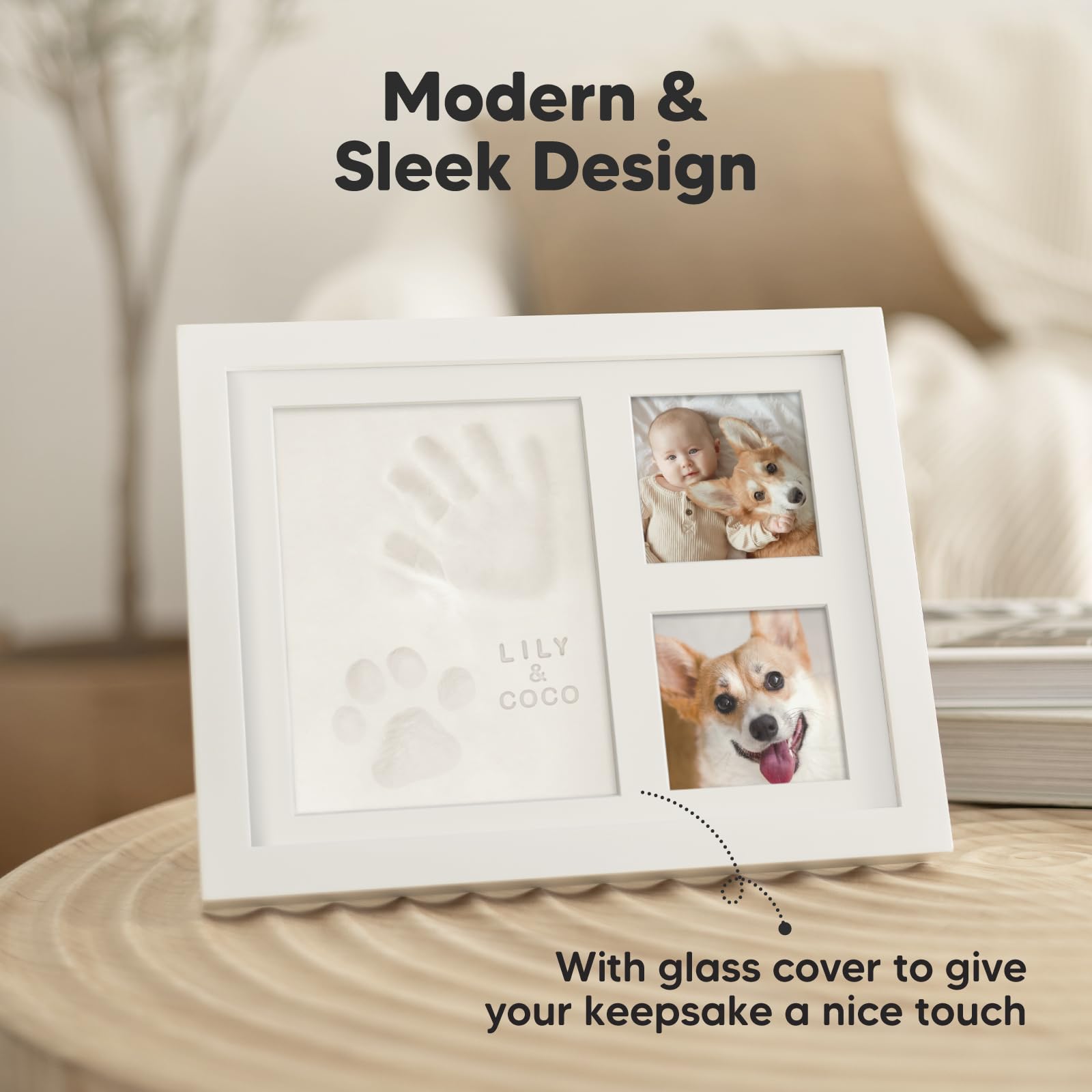 KeaBabies name and date printing kit adds personalized detail.