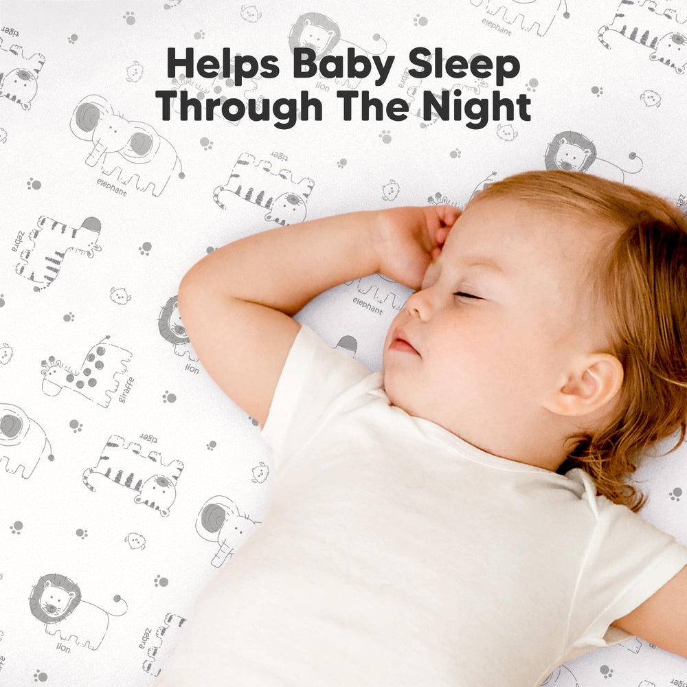 KeaBabies gender-neutral design suits boy or girl nursery.