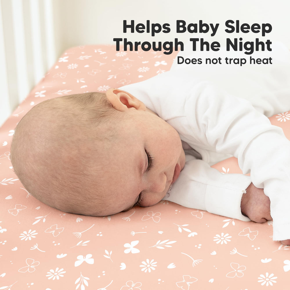 Neutral KeaBabies design crib sheets suitable for all nurseries