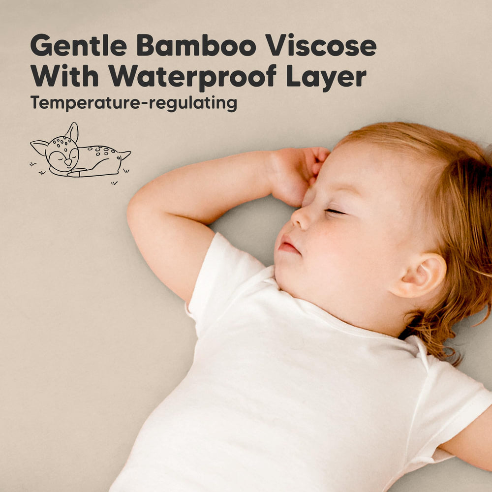 KeaBabies gender-neutral macadamia design suitable for boy or girl rooms.