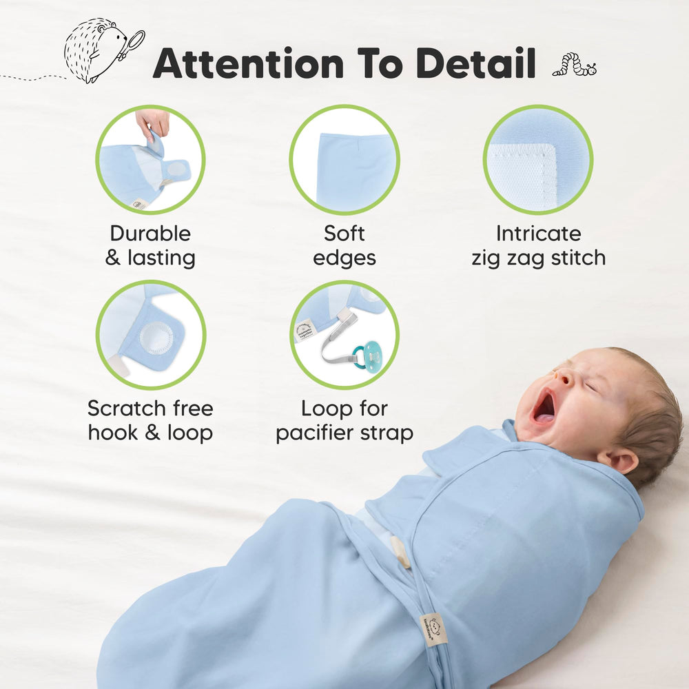 KeaBabies Newborn to 3-6 month sleep sack during day naps