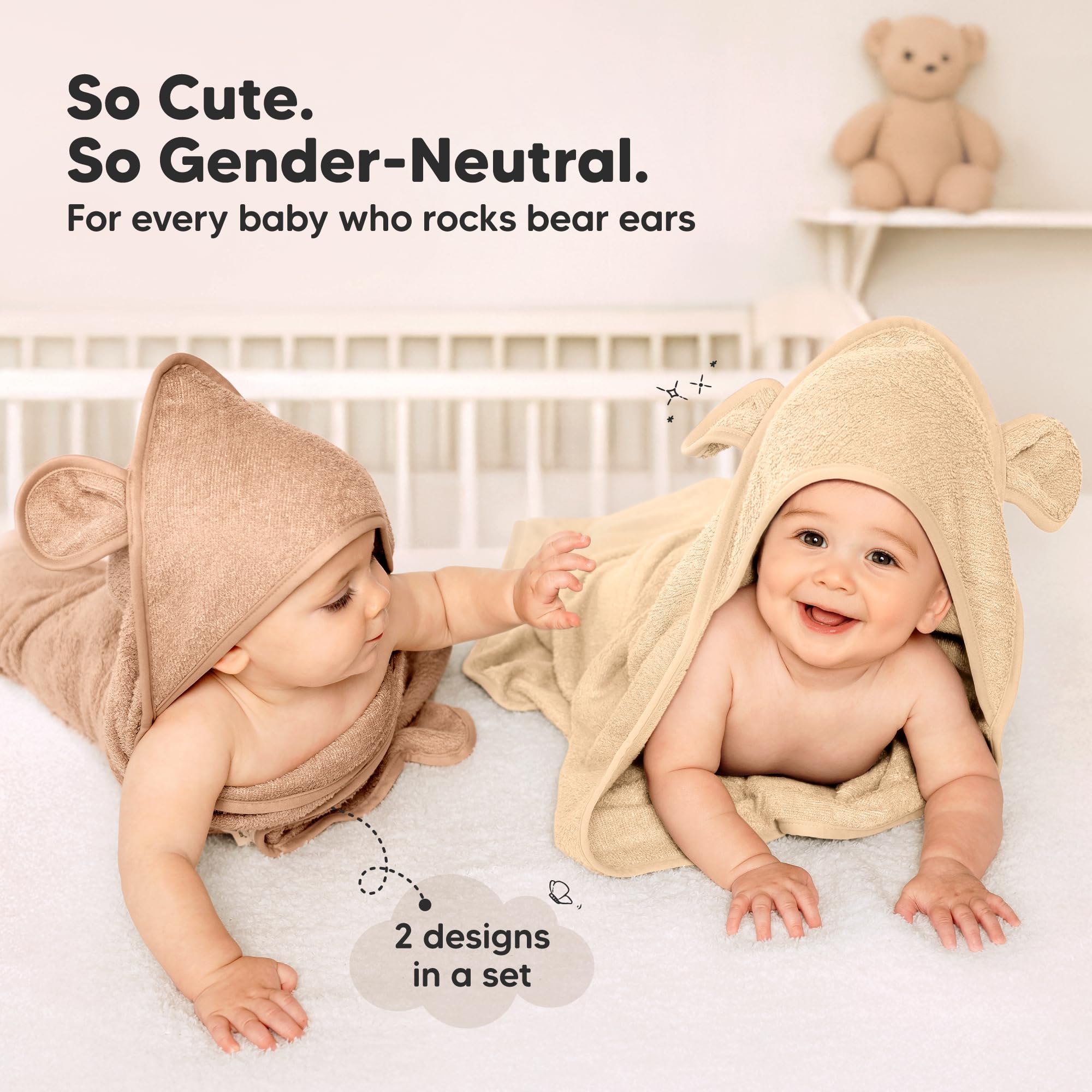 KeaBabies newborn to toddler size 30x30 grows with your child
