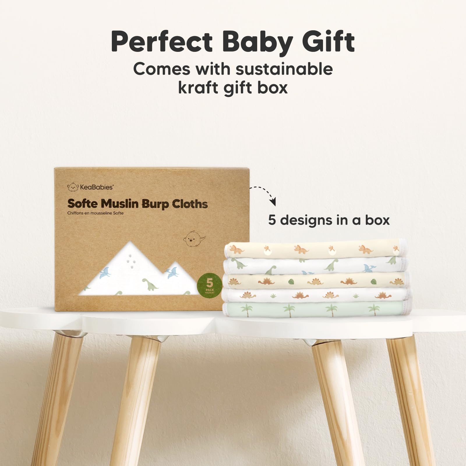 KeaBabies no-shrink design stays true to size after washes