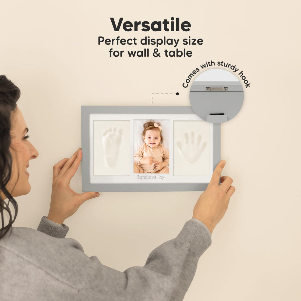 KeaBabies nursery decor display frame in Cloud Gray.
