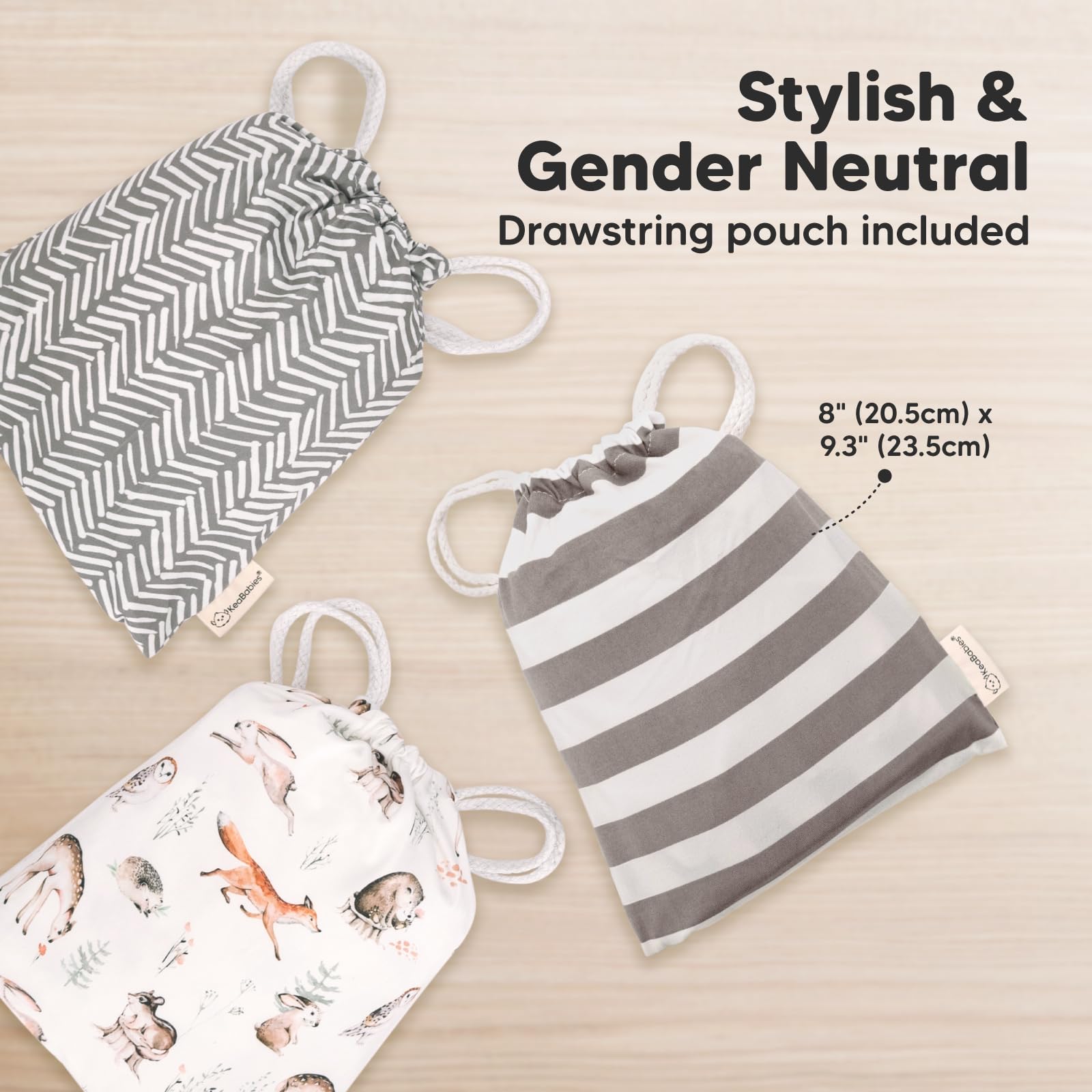 KeaBabies Nursing Cover includes a matching storage pouch