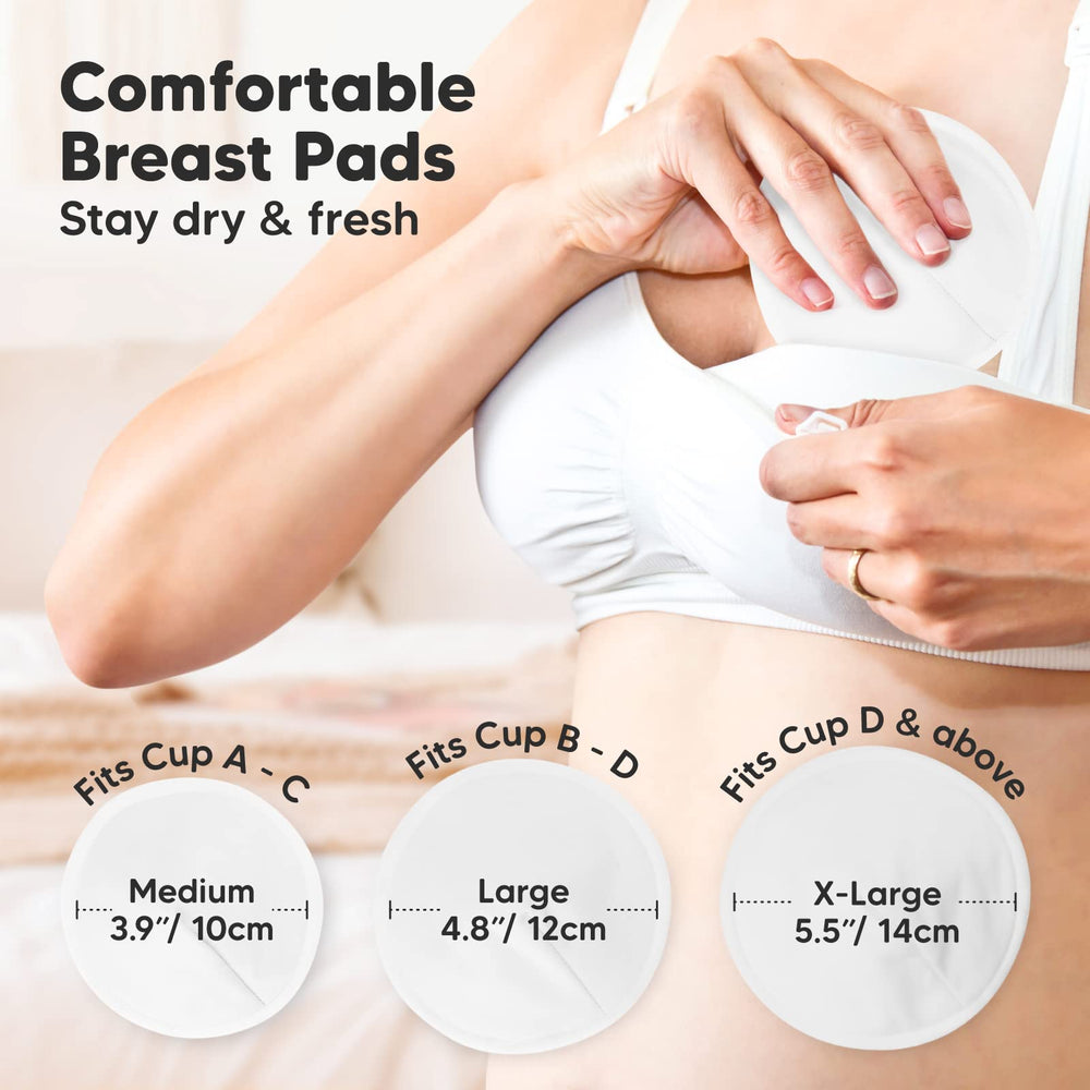 KeaBabies bamboo-viscose pads offer soft, skin-friendly contact
