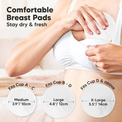 KeaBabies bamboo-viscose pads offer soft, skin-friendly contact