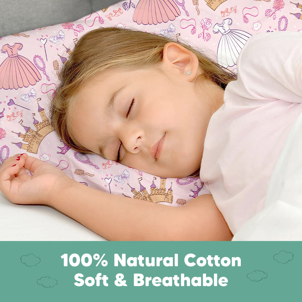 KeaBabies oe-ko-tex-certified pillowcase with safe, skin-friendly materials.