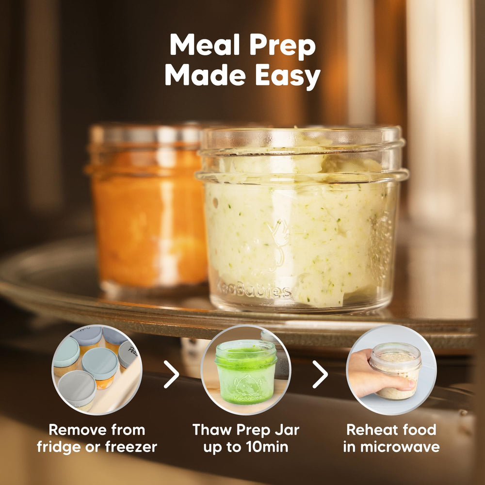 KeaBabies compact jars support on-the-go feeding routines.