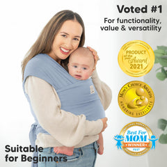 KeaBabies infant sling one-size-fits-all for new to babywearing parents