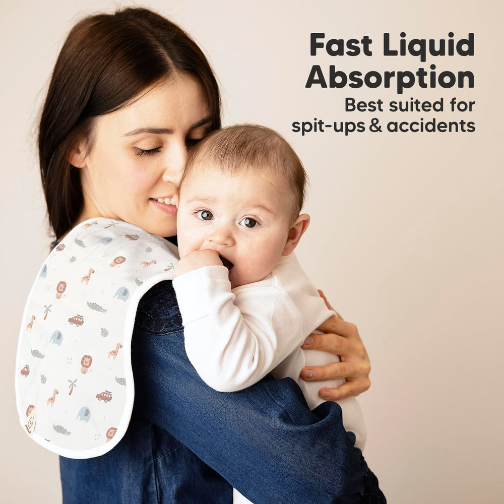 KeaBabies highly absorbent layers help manage spills during feeds.