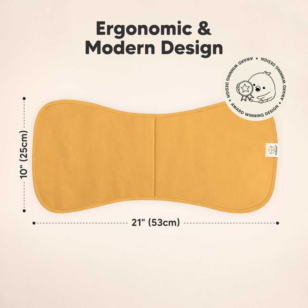 KeaBabies burp cloths figure-8 design that stays in place