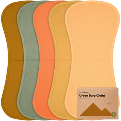 KeaBabies burp cloths with shoulder coverage for mess-free feedings