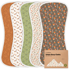 KeaBabies soft-texture burp cloth close-up for gentle newborn comfort