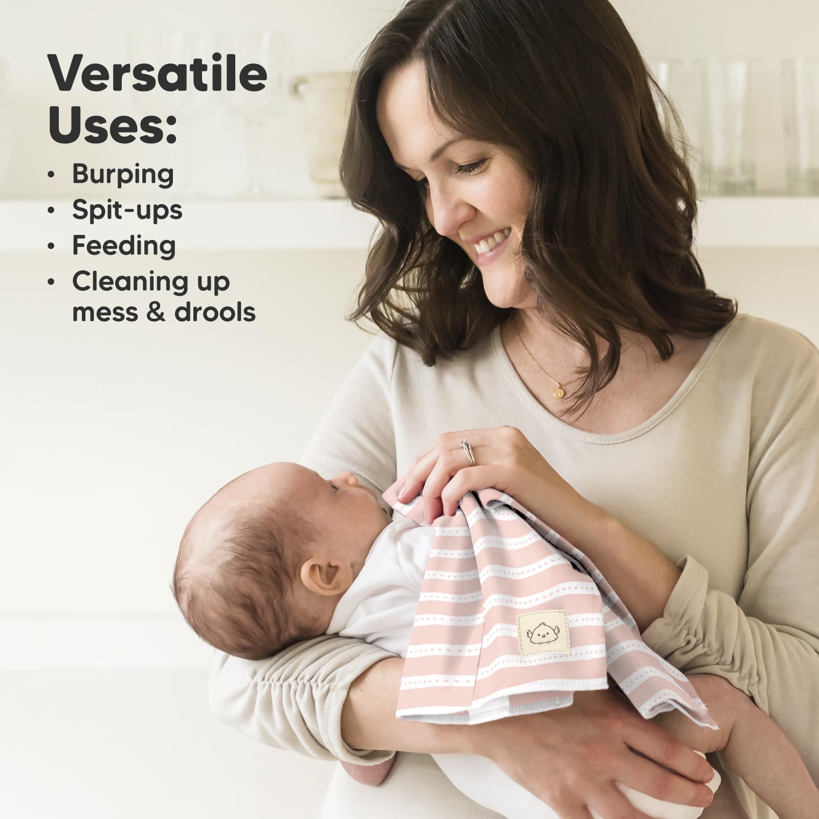 Gender-neutral KeaBabies design suitable for any baby.