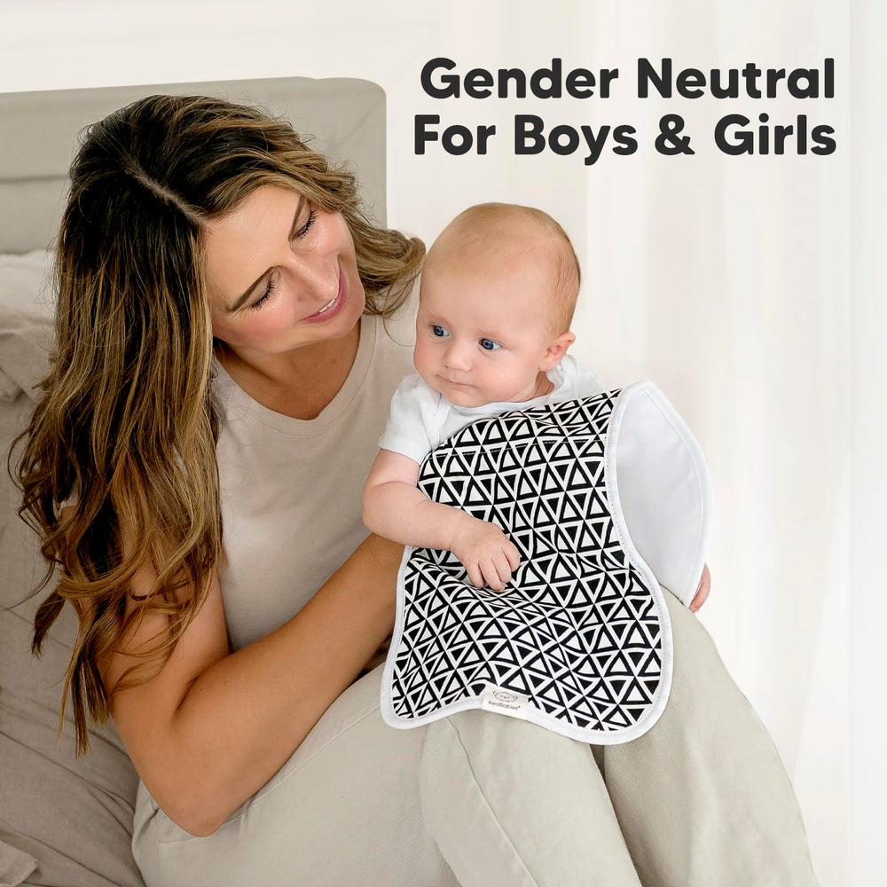 Machine washable care instructions for KeaBabies burp cloths