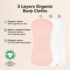 KeaBabies soft plush organic cotton texture gentle on baby skin.