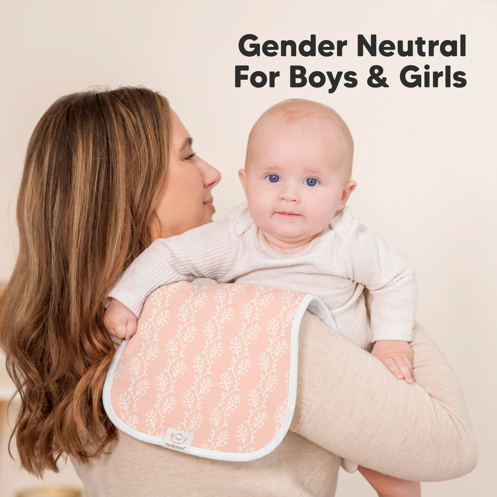 KeaBabies Organic Burp Cloths easy-care and quick wash.